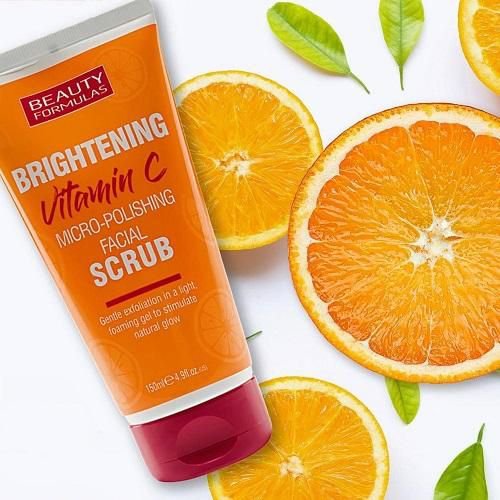 beauty formula brightening vitamin c micro-polishing facial scrub - 150ml - Image 2