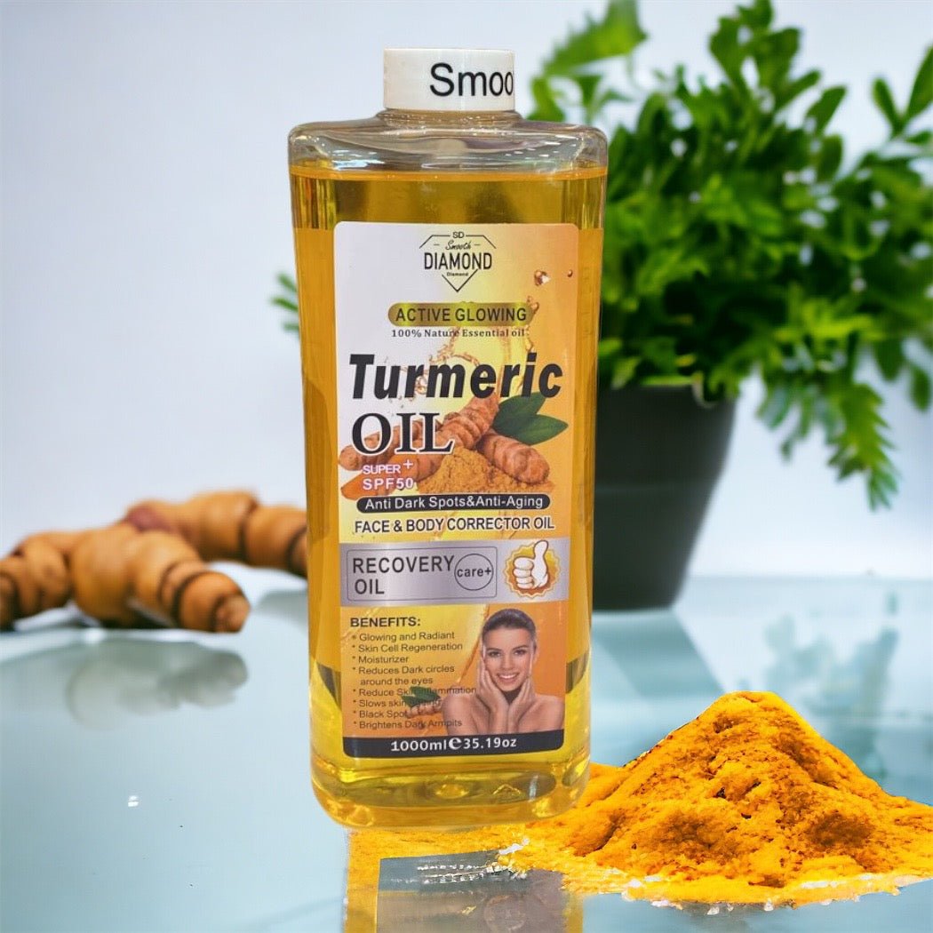 smooth diamond turmeric recovery oil - 1000ml