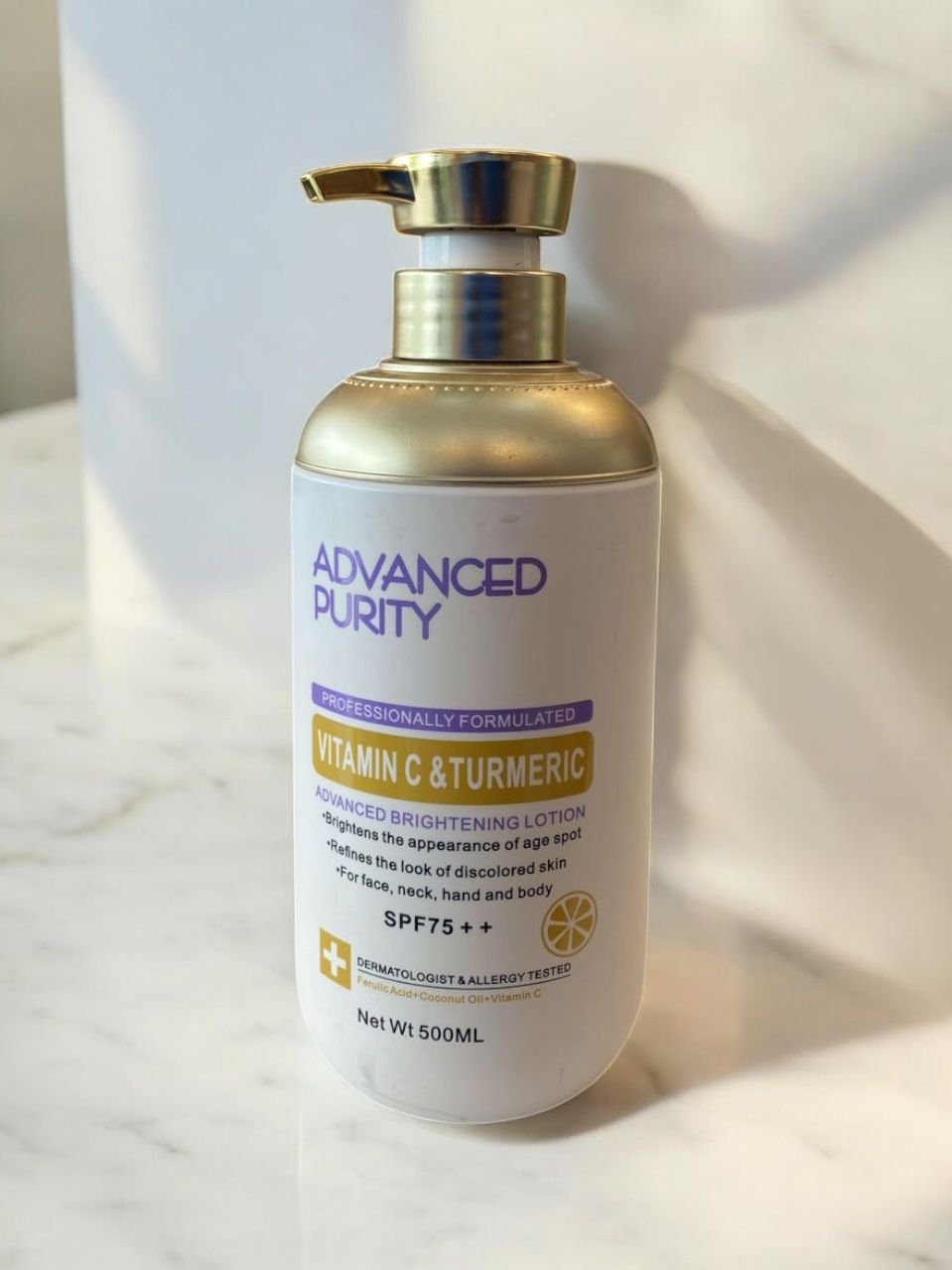 Advanced Purity Vitamin C & Turmeric Advanced Brightening Lotion - 500ml