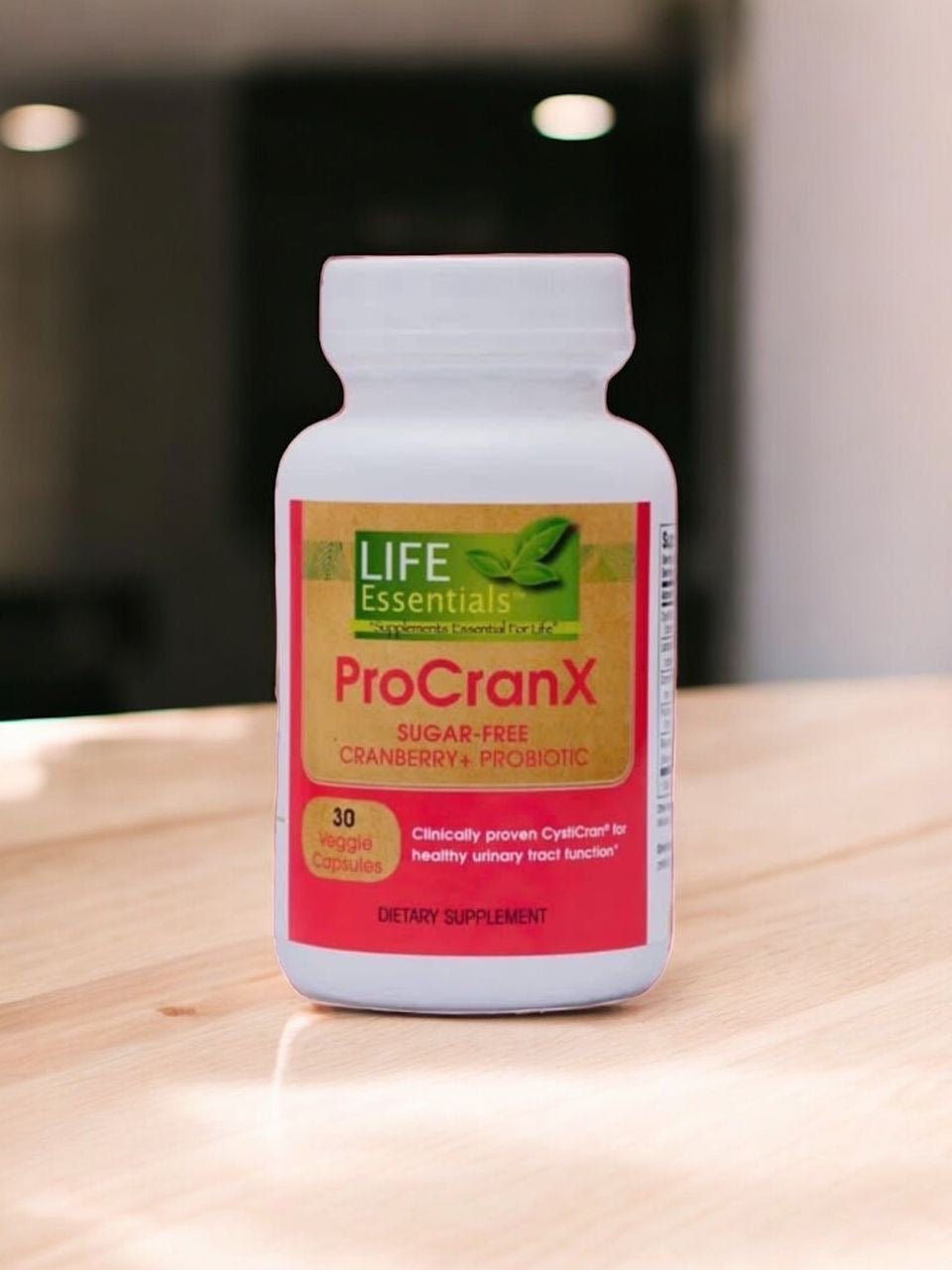 Life Essentials Procranx Sugar-Free Cranberry + Probiotic - 30 capsules