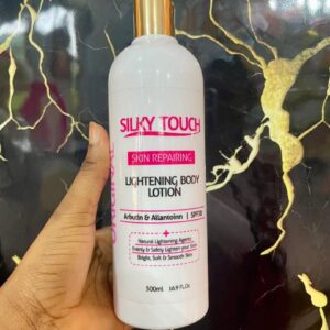 silky touch skin repairing lightening body lotion - 500ml