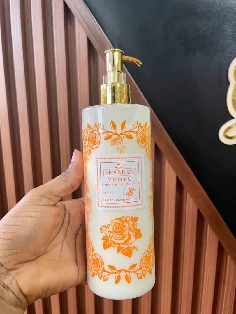 Nice & Easy Vitamin c lightening body milk - 600ml