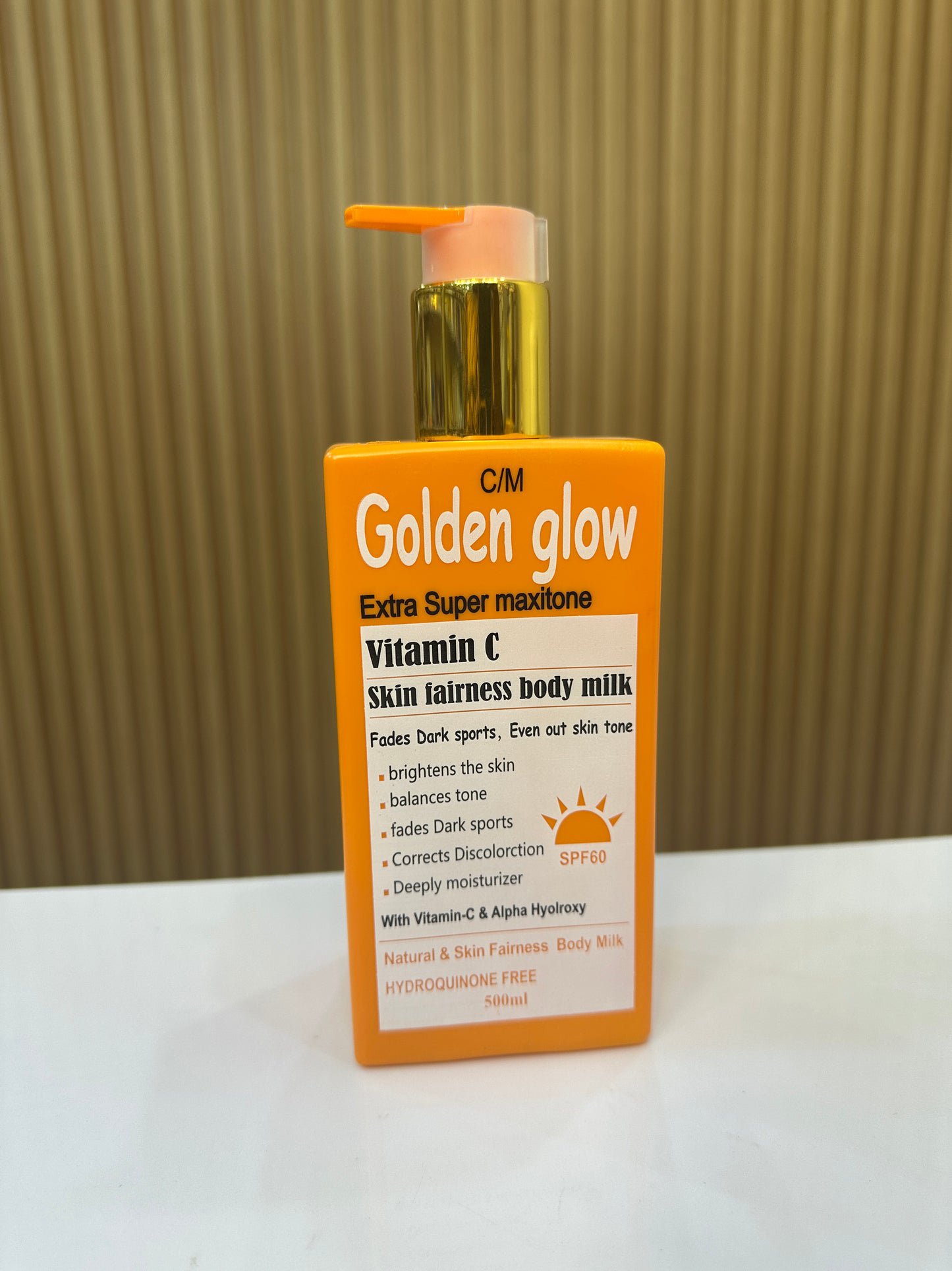Golden glow vitamin c skin fairness body lotion - 500 ml