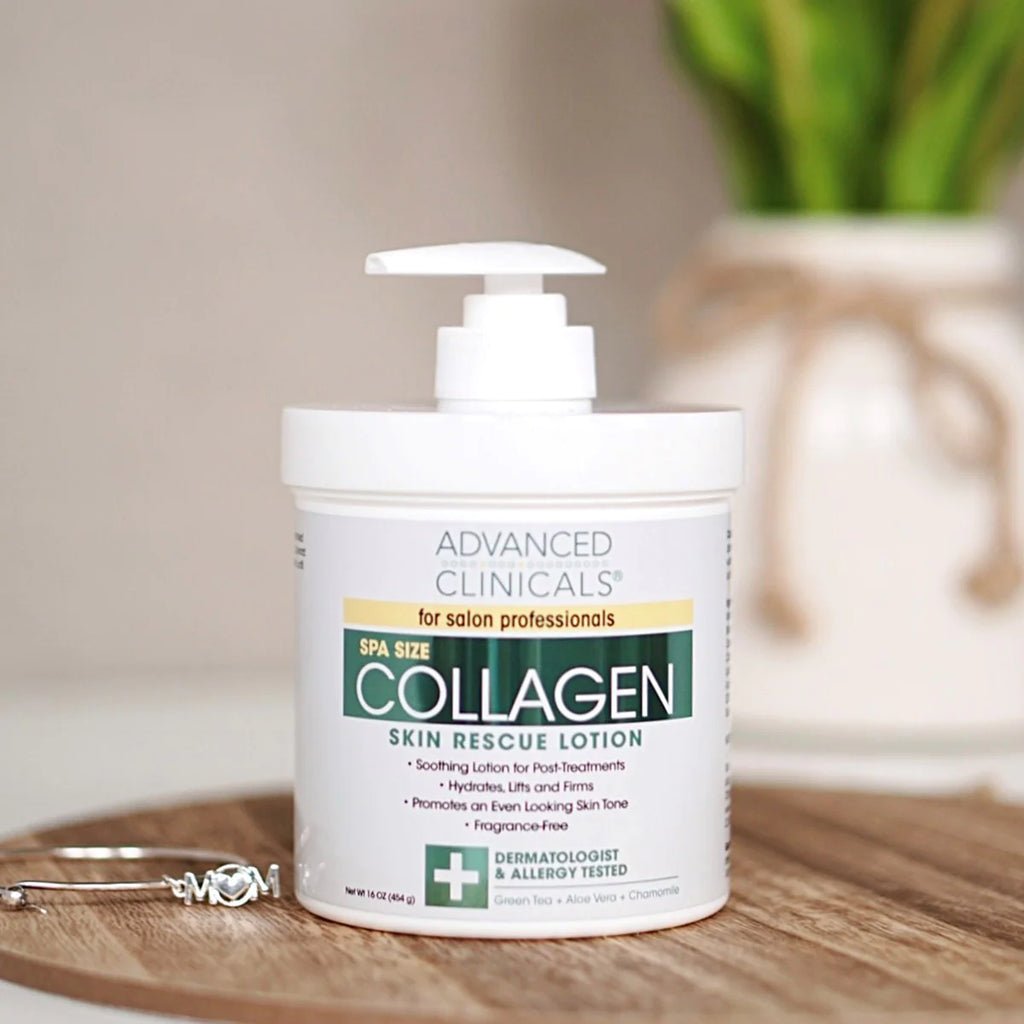 Advanced Clinicals Collagen Skin Rescue Lotion - 454g