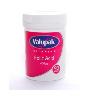 Valupak folic acid (400iu) - 90 tablet