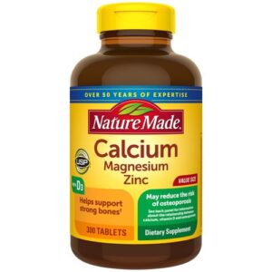 Nature Made calcium + magnesium & zinc - 300 tablet