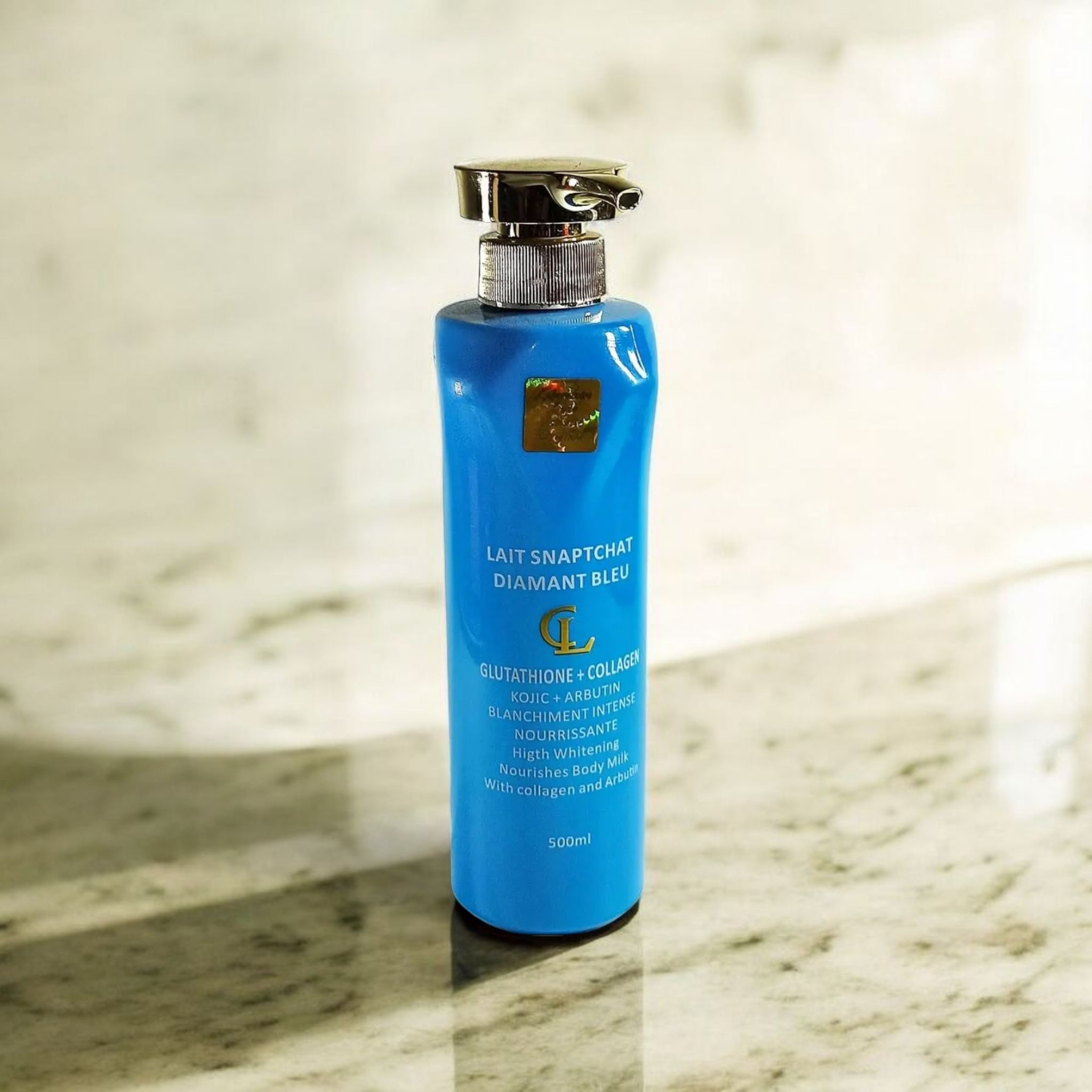 Lait Snapchat Diamant Bleu Glutathione + Collagen Body Milk - 500ml