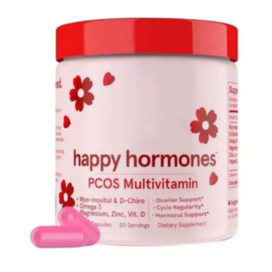 Happy Hormones PCOS Multivitamins - 120capsules ( USA MADE)