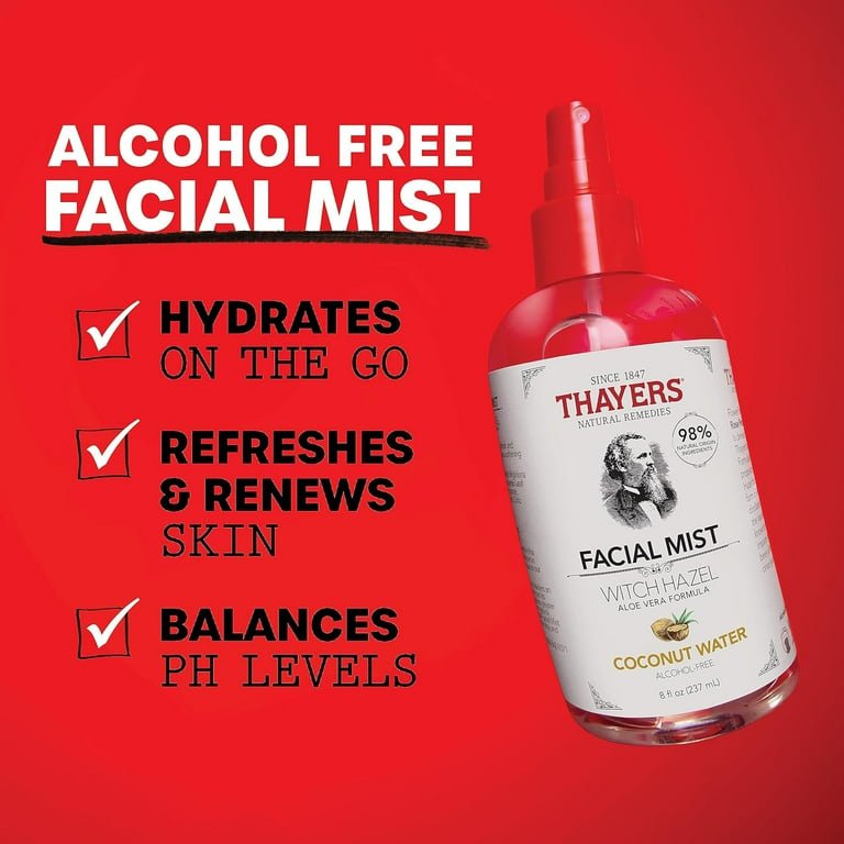 Thayers facial mist witch hazel coconut water - 237ml