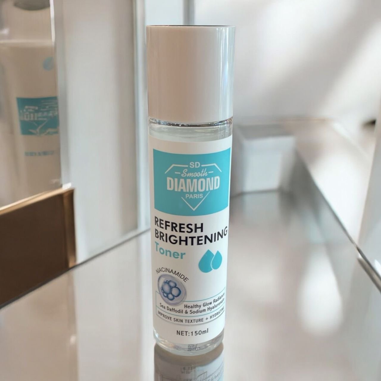 smooth diamond refresh brightening toner - 150ml
