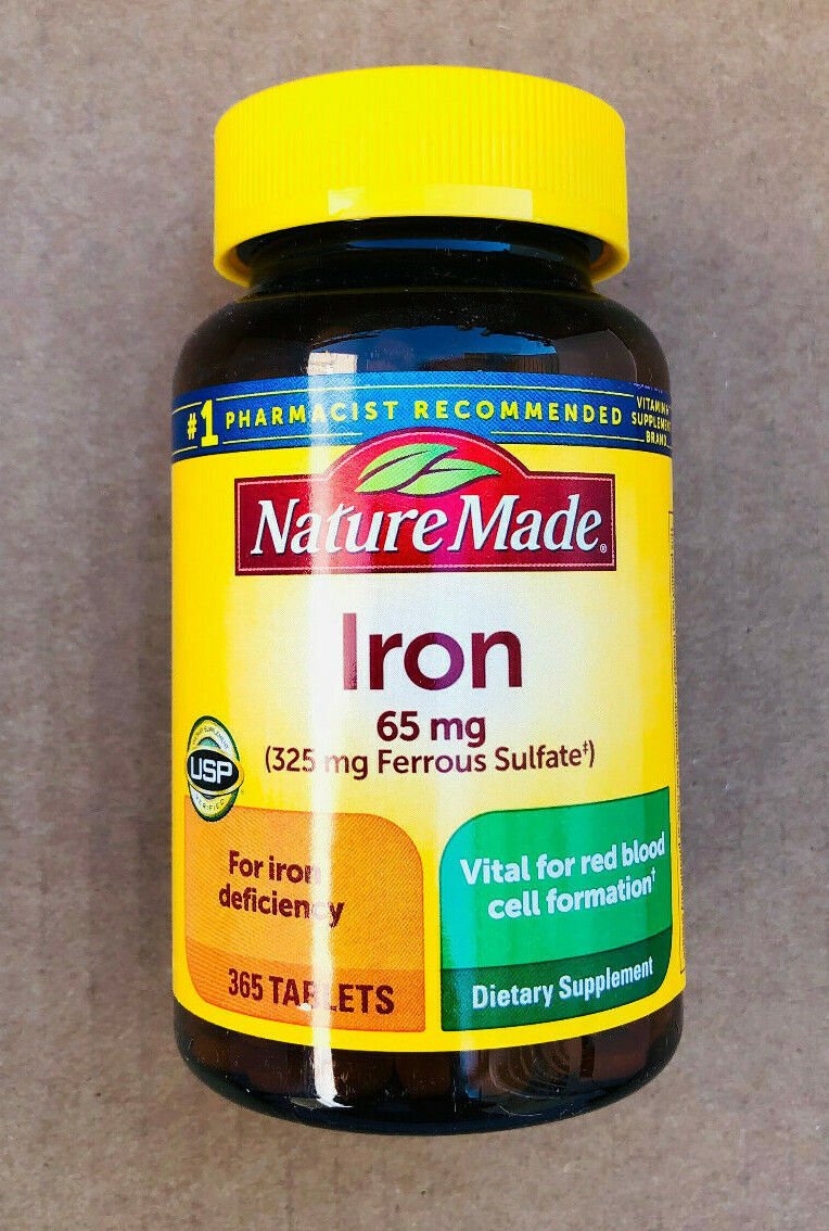nature Made iron - 365tablets