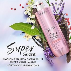 olay super serum body wash - 547ml