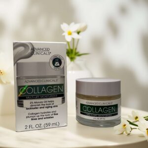 advanced clinicals collagen face cream - 59ml