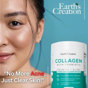 Earth creations collagen with probiotics - 275g