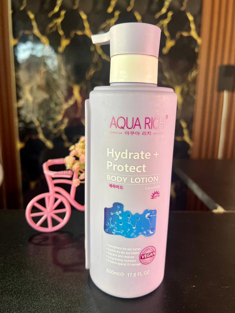 Aqua rich hydrate + protect body lotion - 500ml