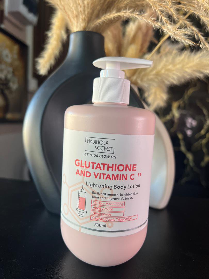 Nadinola secret glutathione + vitamin c lightening body lotion - 500ml