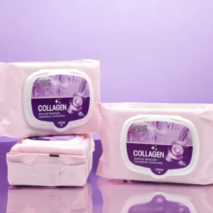 ushes collagen make-up wipe - 30pcs