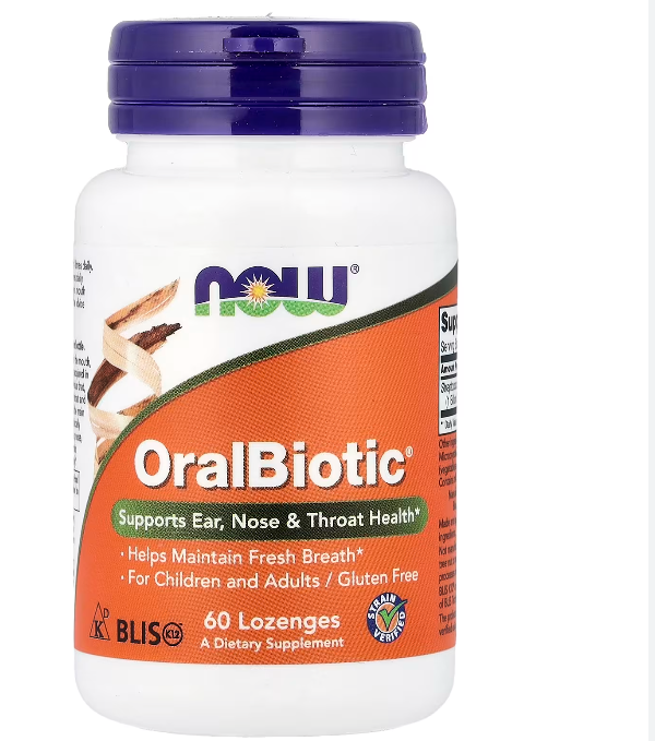 now oralbiotic - 60 lozenges