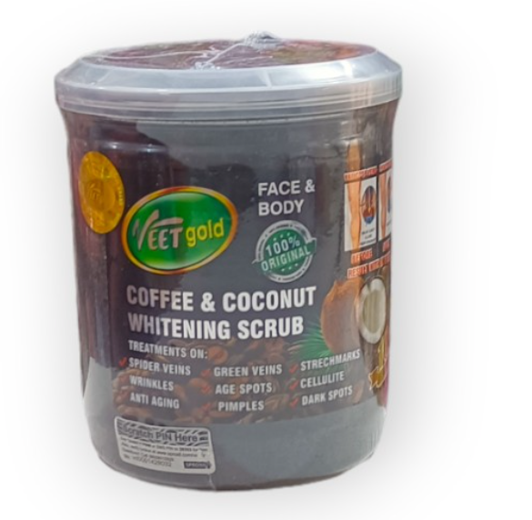 veetgold coffee & cocoanut scrub - 450g