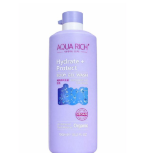 Aqua rich hydrate + protect body gel wash - 1000ml