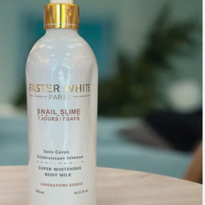 faster white snail slime super whitening body lotion - 500ml