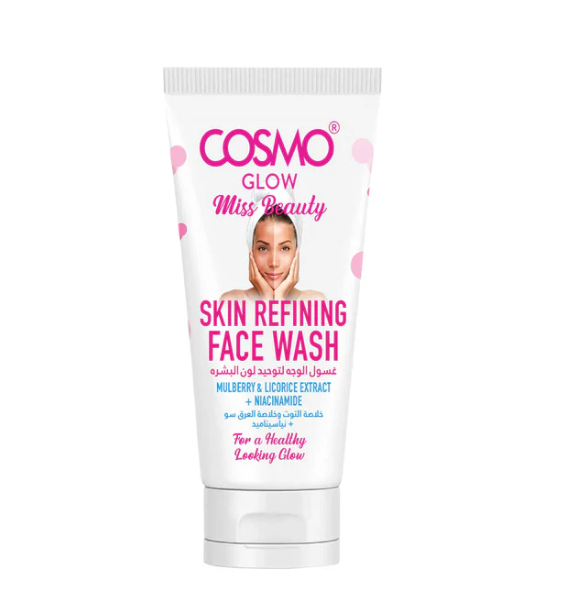 cosmo glow skin refining face wash - 125ml