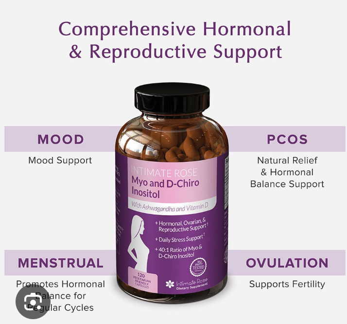 Intimate Rose Myo & D-chiro inositol - 120 capsules - Image 2