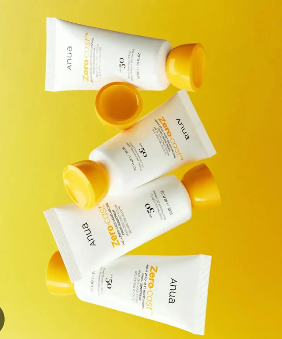 Anua zero - cast moisturizing finish sunscreen