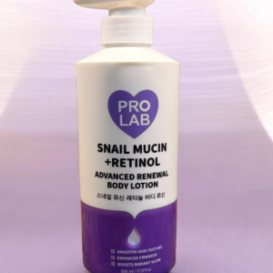 Pro lab snail mucin + retinol advanced renewal body lotion -500ml