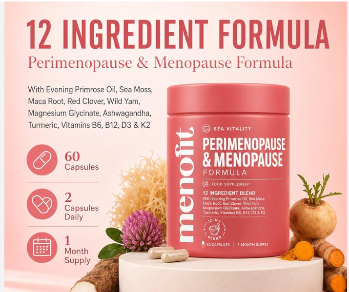 menofit perimenopause & menopause support -60 capsules