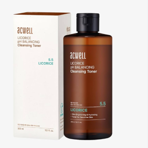 acwell licorice ph balancing cleansing toner - 300ml