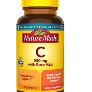 nature made vitamin c with rose hips 500mg - 130 caplet