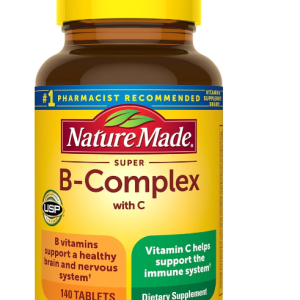 nature made super b-complex with vitamin c - 140 tablets