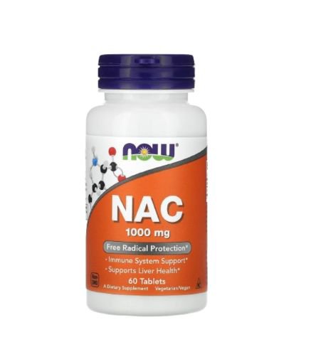 Now NAC 1000mg - 60tablets