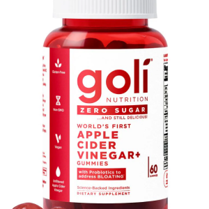 Goli nutrition zero sugar apple cider vinegar gummies - 60s